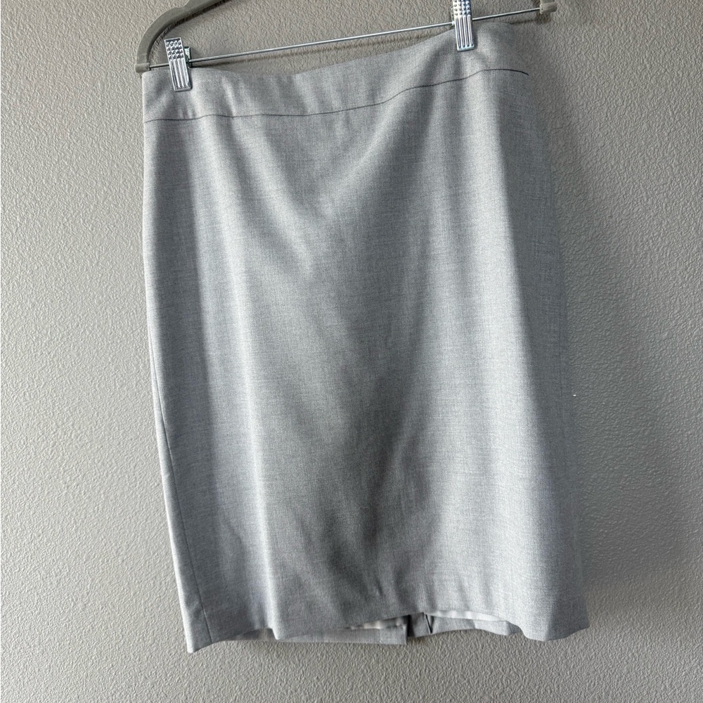 Ann Taylor Factory Gray Pencil Skirt
